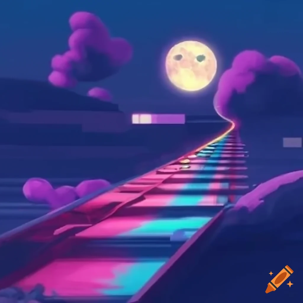 vibrant game show set in a desert with neon lights