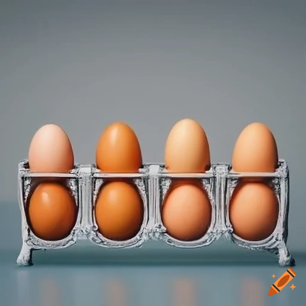 row of eggs
