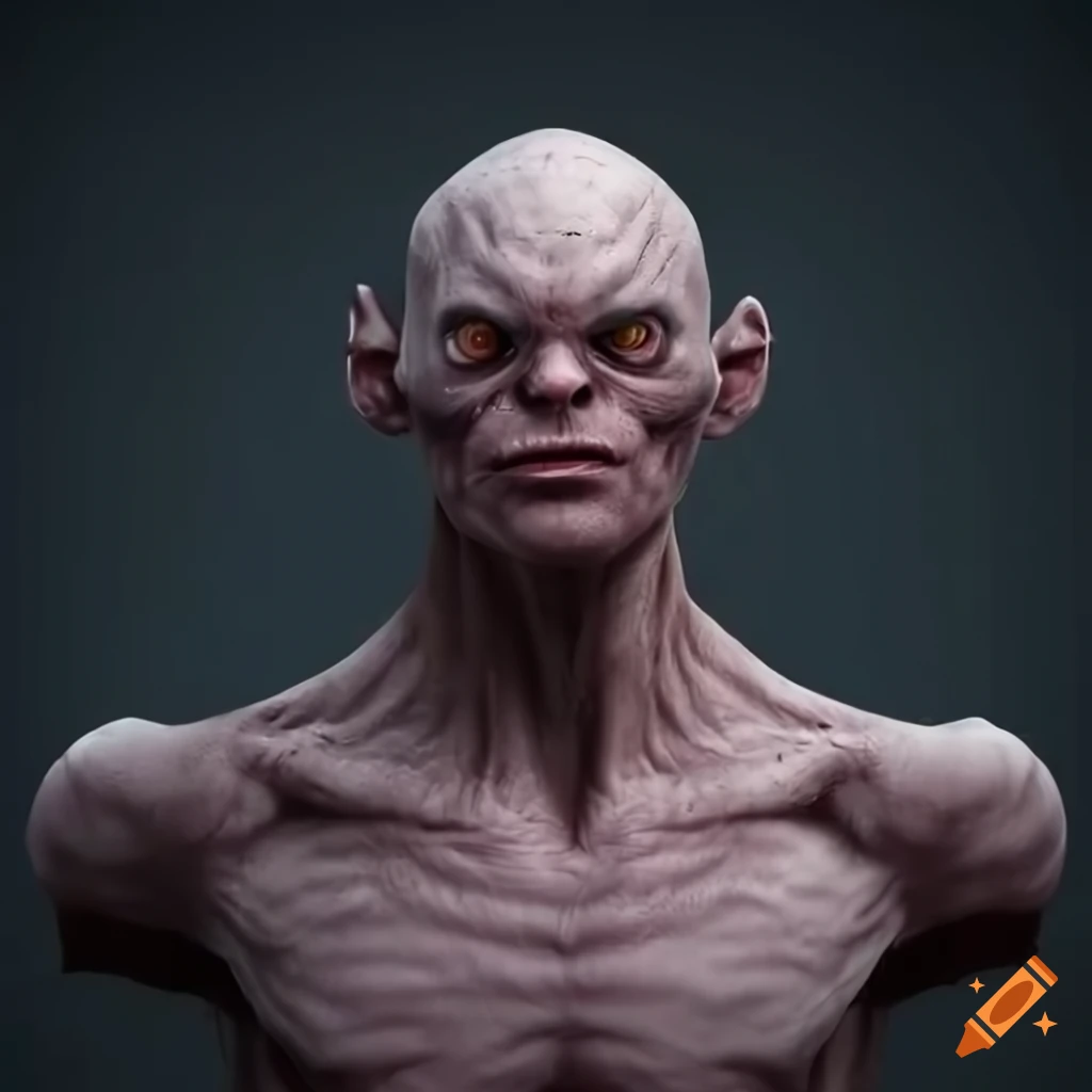 photorealistic super villain creature