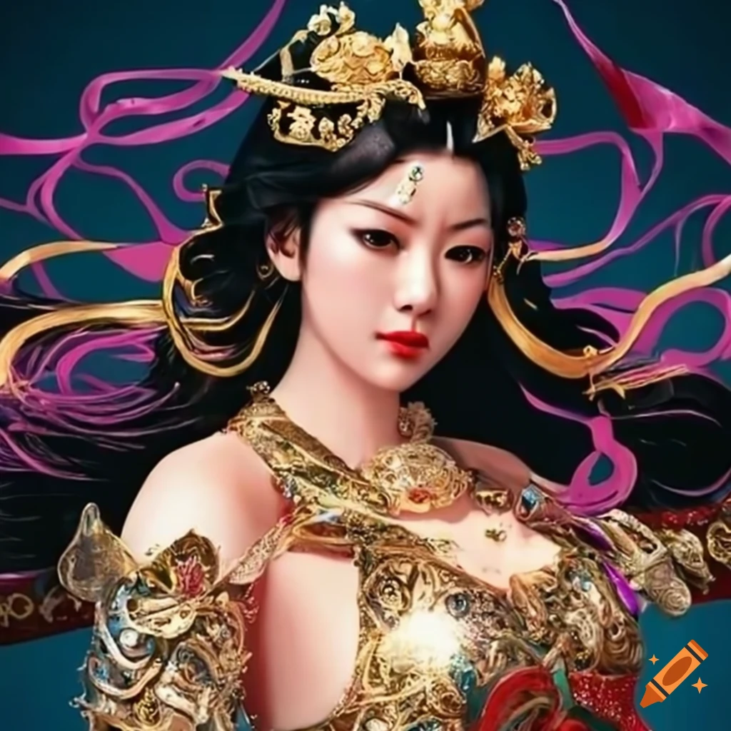 portrait of an Asian queen