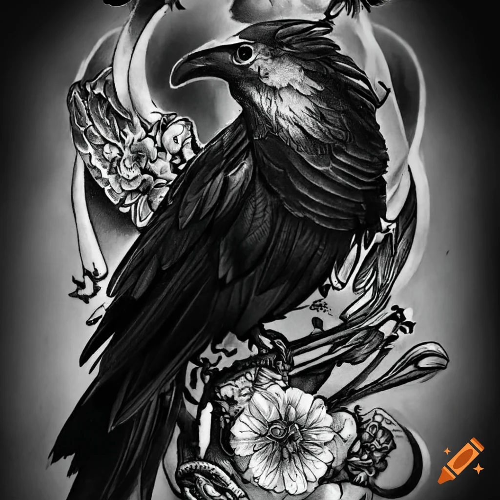 101 Amazing Crow Tattoo Designs You Need To See! | Crow tattoo, Bird  shoulder tattoos, Crow tattoo design