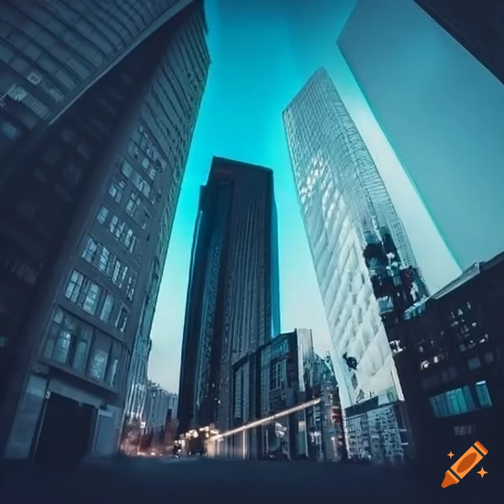 bright white urban metropolis with a prominent central building