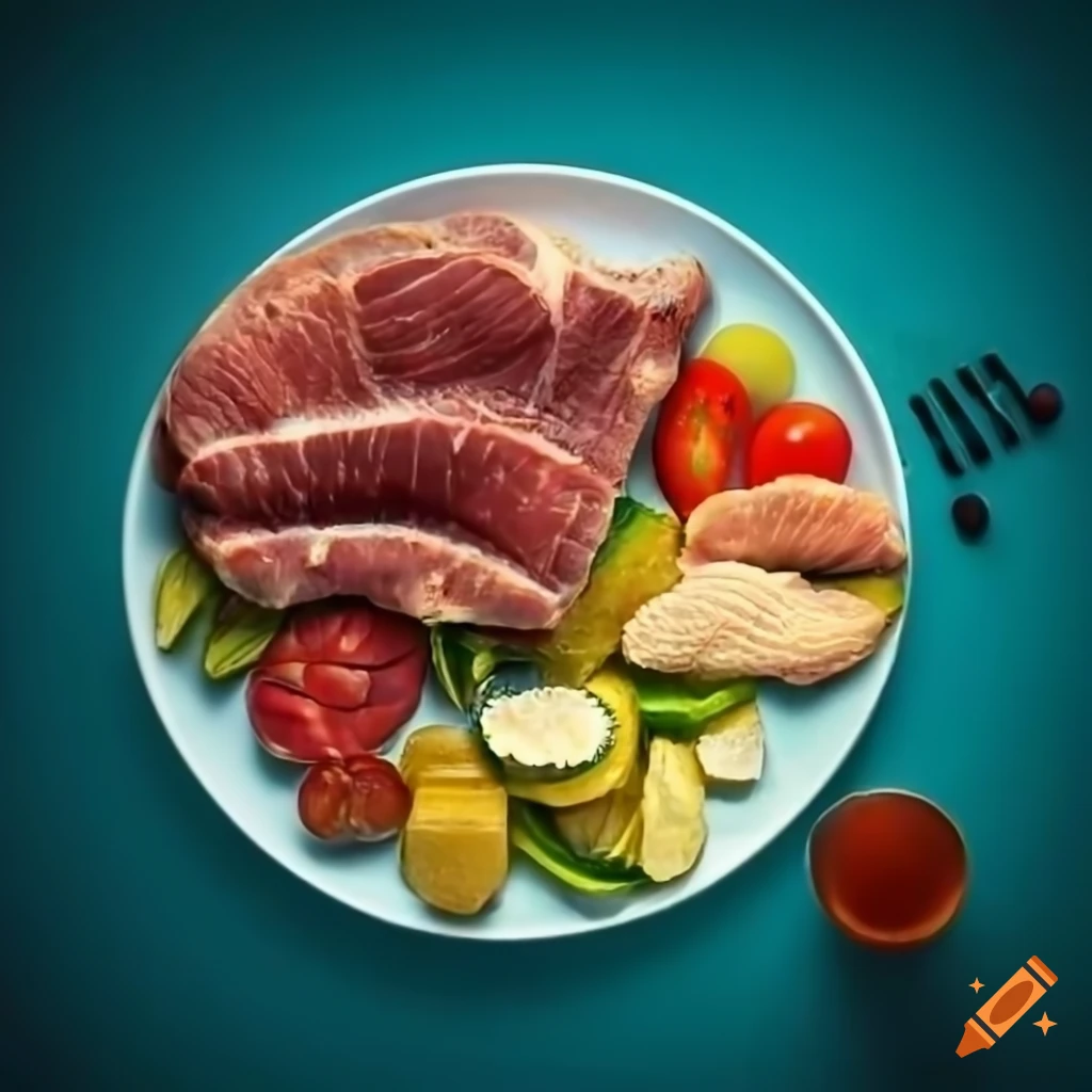 deux assiettes, une avec des aliments sains et volumineux, une autre avec des aliments denses en calories