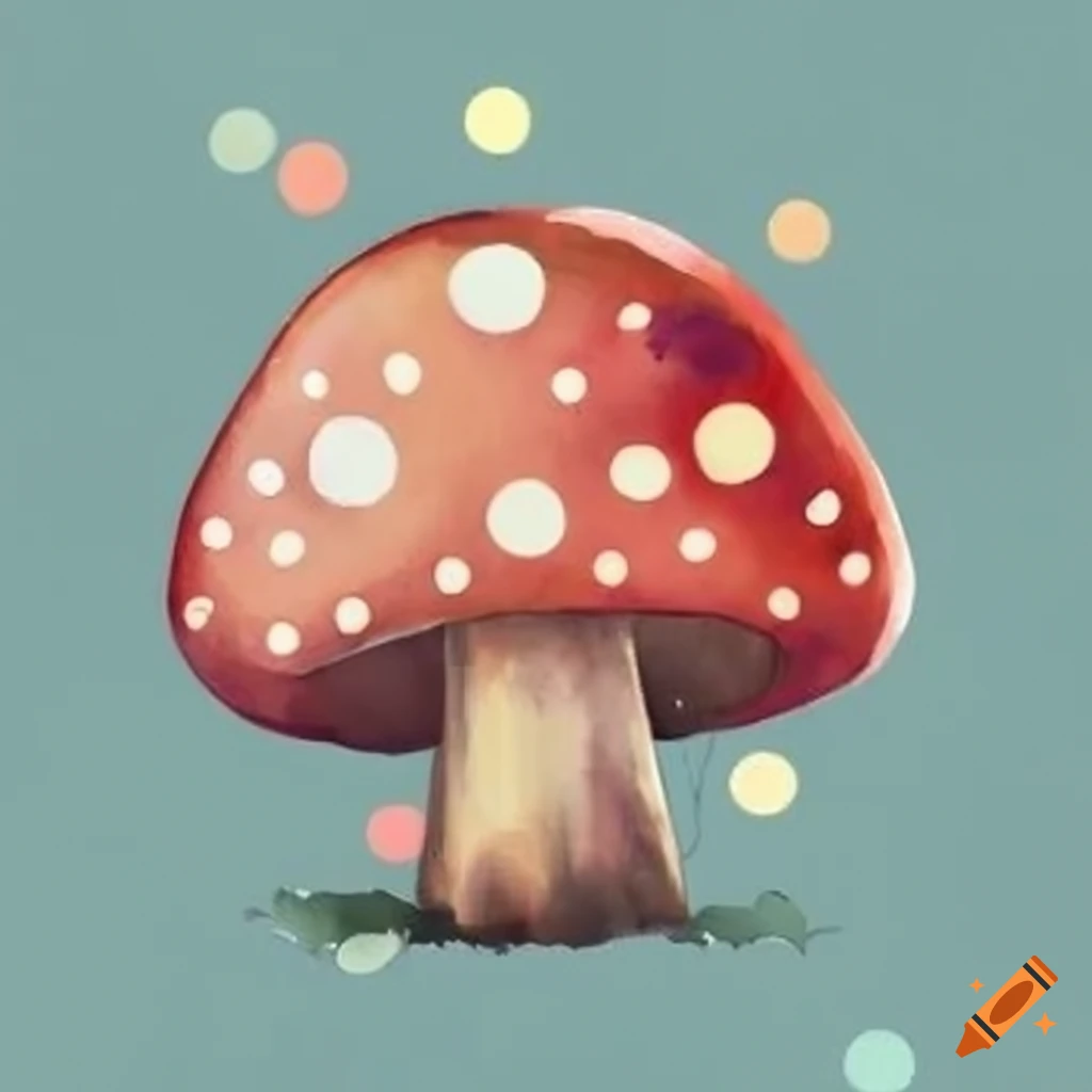 bokeh with mushroom shapes