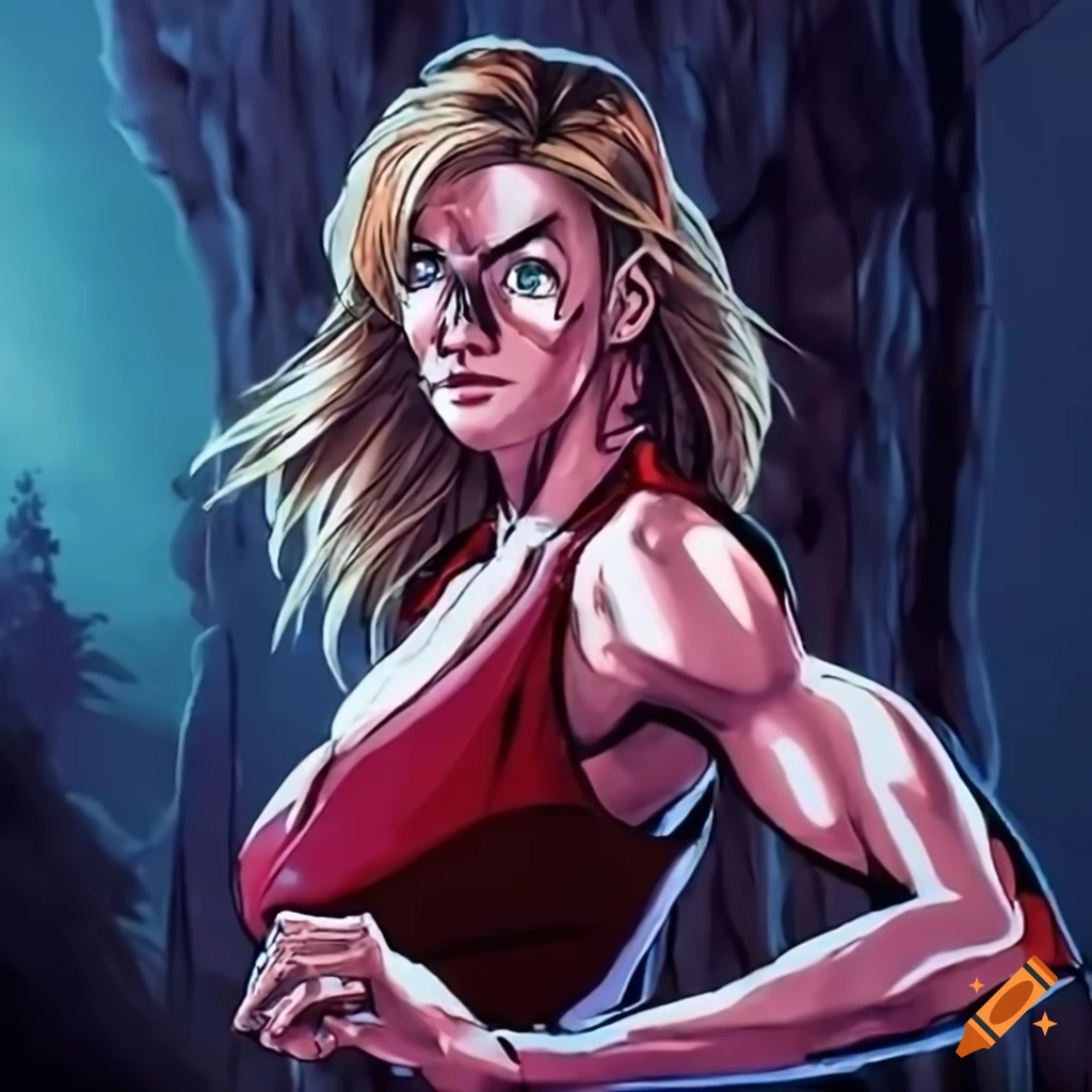 90s anime featuring a vampire weightlifter