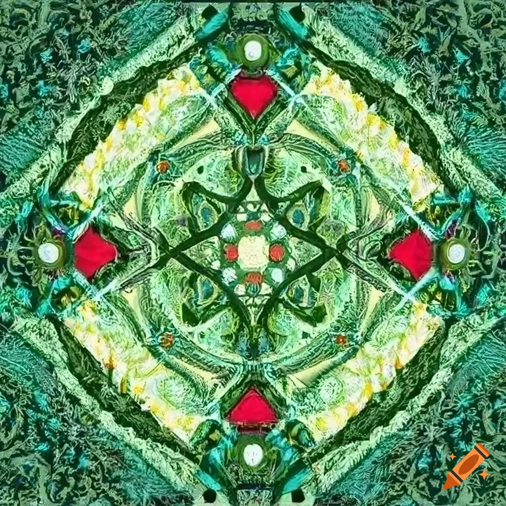 Artistic representation of a complex willow tree with turtles on craiyon