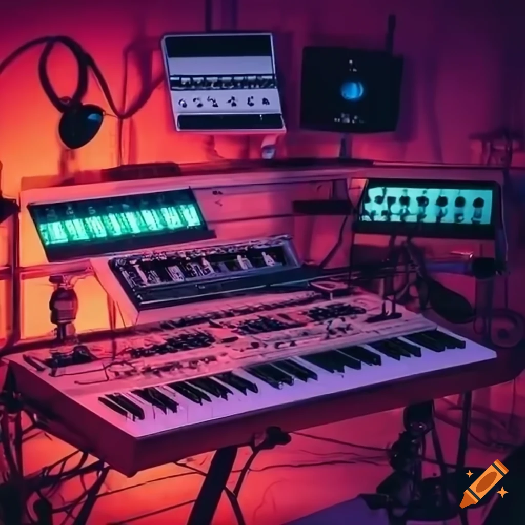 neon-lit-music-studio-with-shelves-of-equipment-on-craiyon