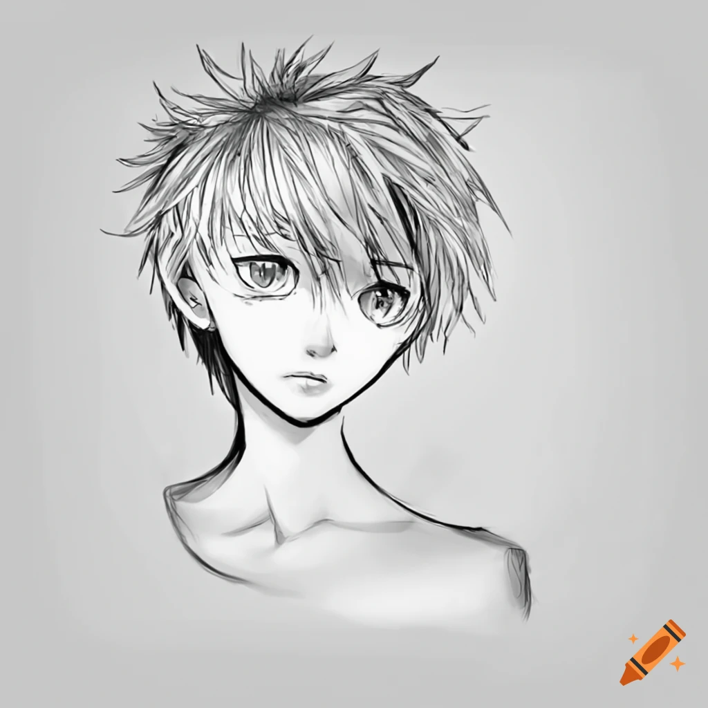 How To Draw A Male Manga Face, Step by Step, Drawing Guide, by  simpson_kid1123 - DragoArt
