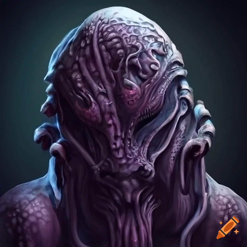 ArtStation - Alien being (Lovecraft inspired creature)