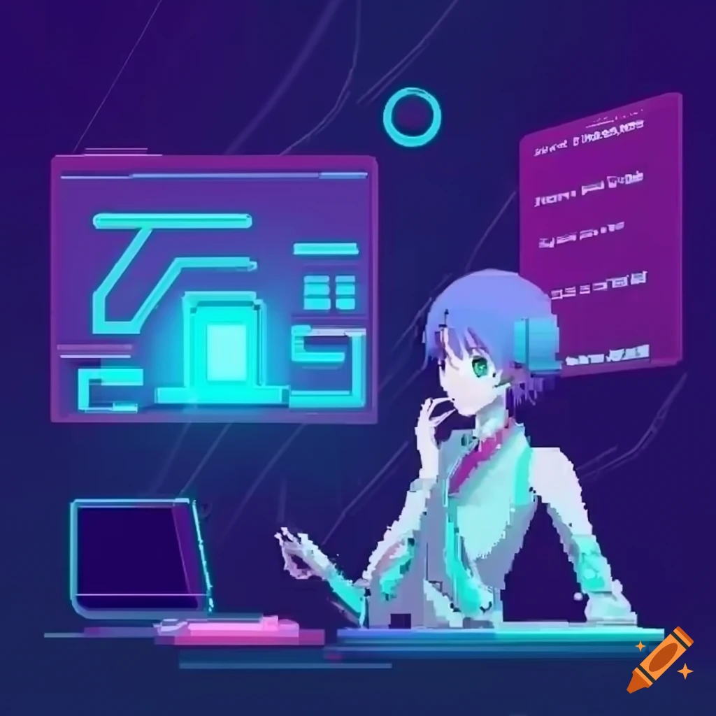 Futuristic Illustration Of A Person Studying Artificial Intelligence futuristic-illustration-of-a-person-studying-artificial-intelligence