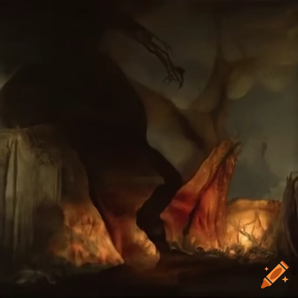 artistic depiction of post-apocalyptic figures