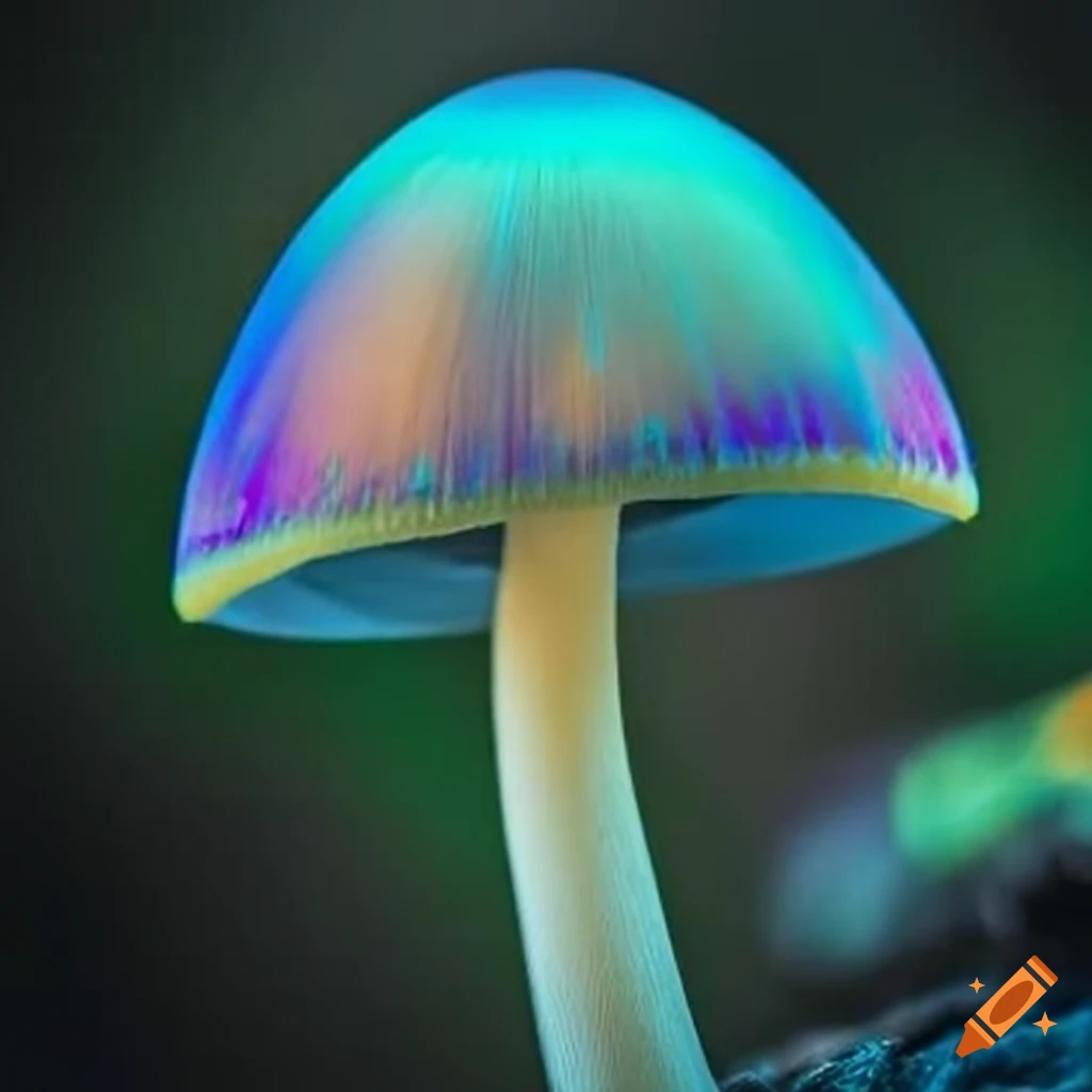 Image of a mushroom with an aura