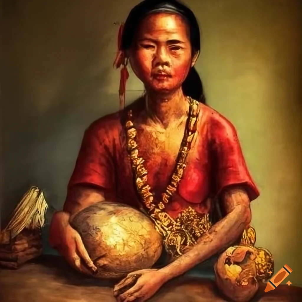 artwork depicting China-Philippines trade in the thirteenth century