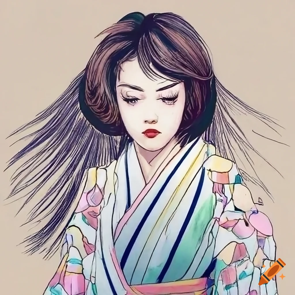 Share 135+ japanese girl sketch best