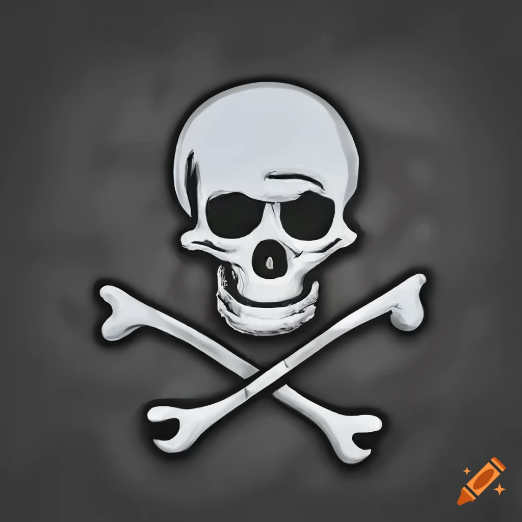 logo of a penguin pirate flag