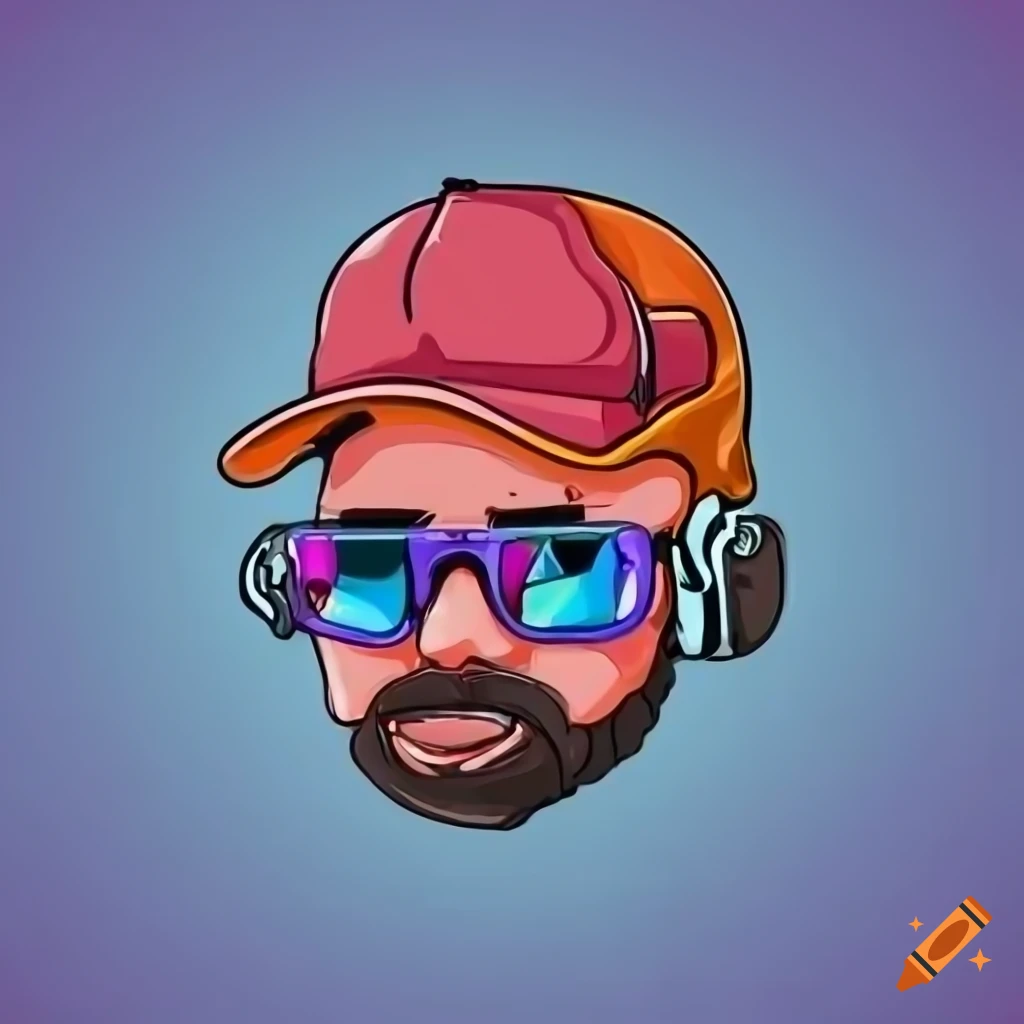 cartoon-style NFT artwork of a skater with cap, glasses, and headphones