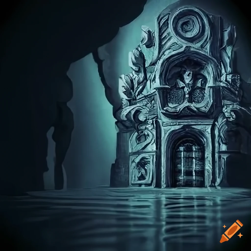 Gerudo Sapphire carving in Architectural Stave style
