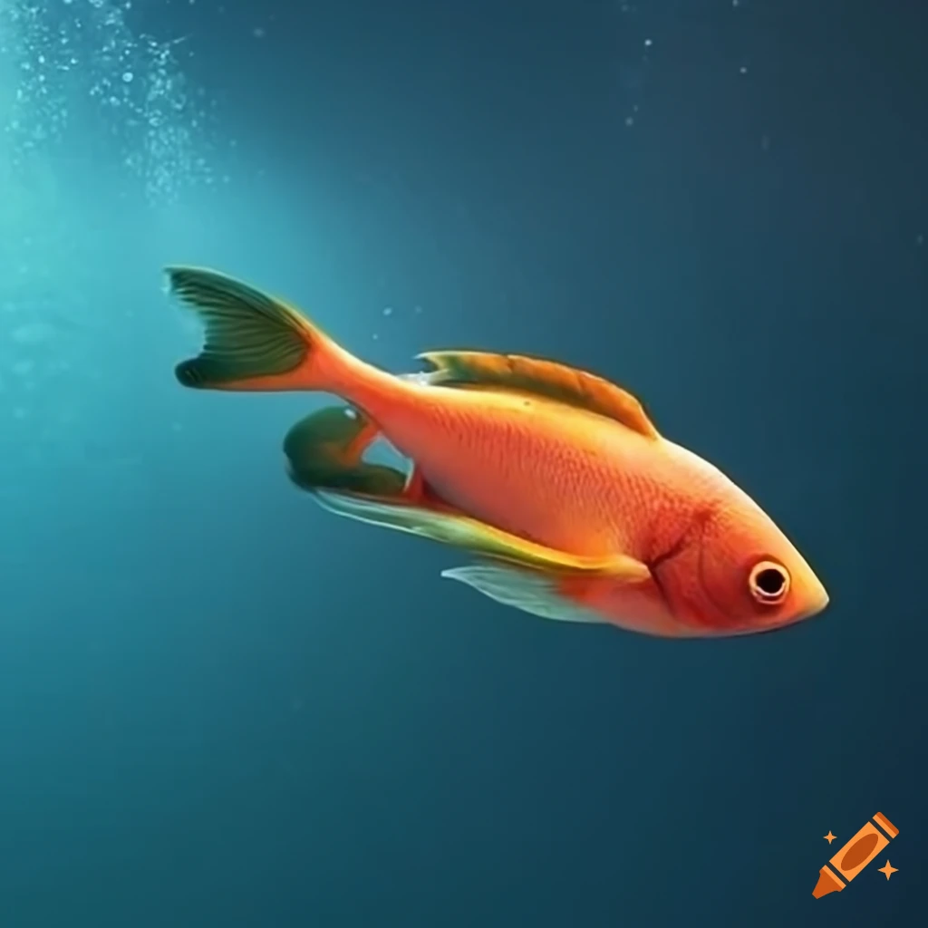 fish swimming in a vibrant underwater environment