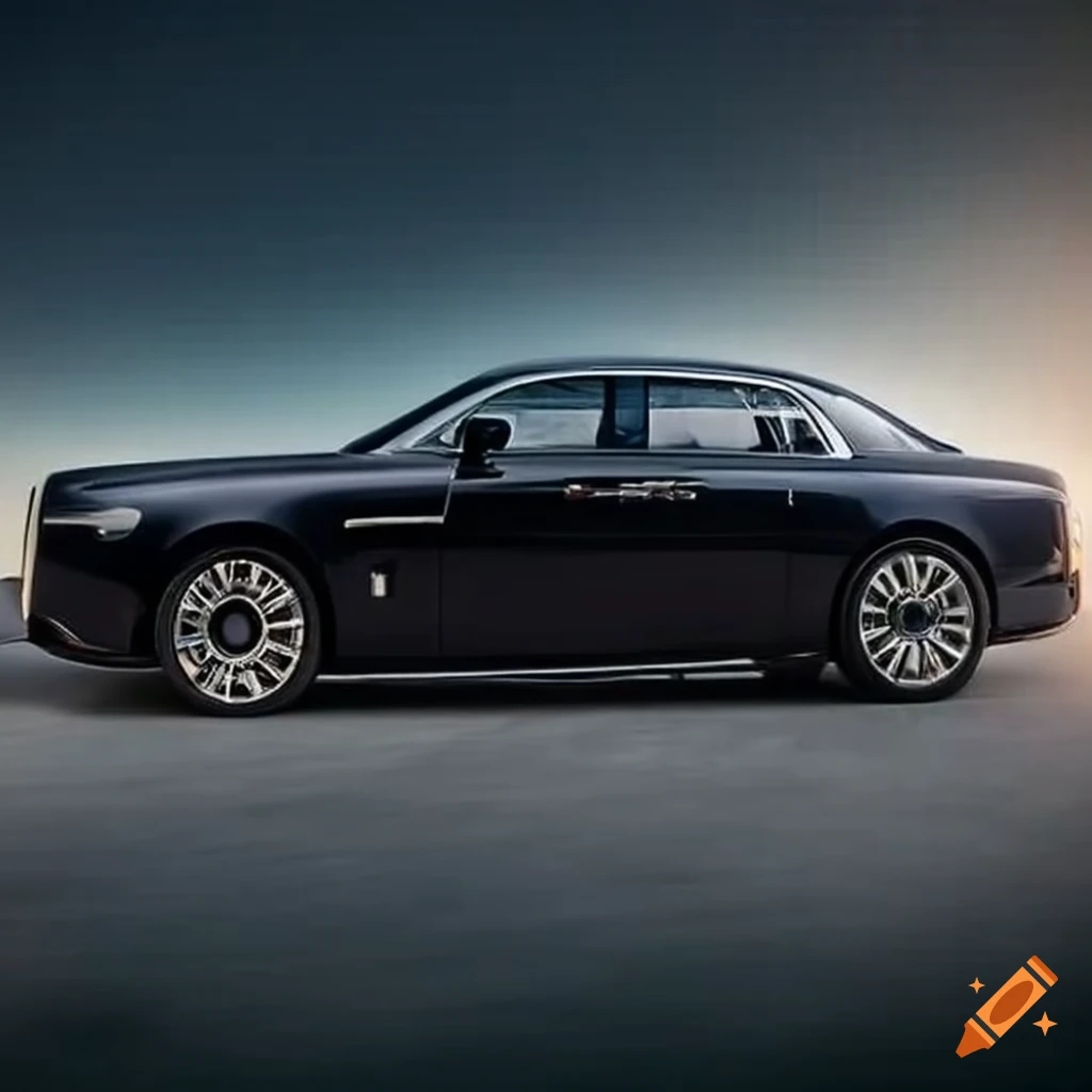 side view of an elegant sedan with Ford-inspired design