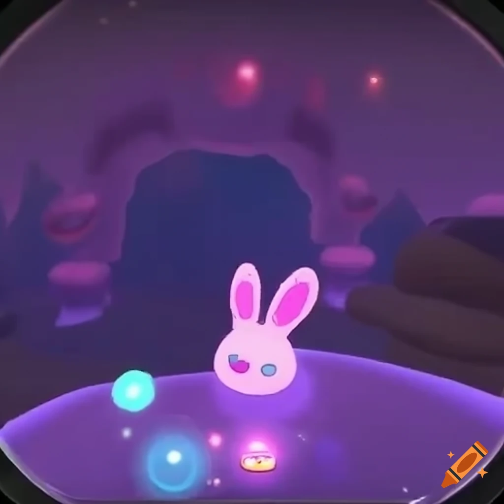 Cotton Slime bunny from Slime Rancher