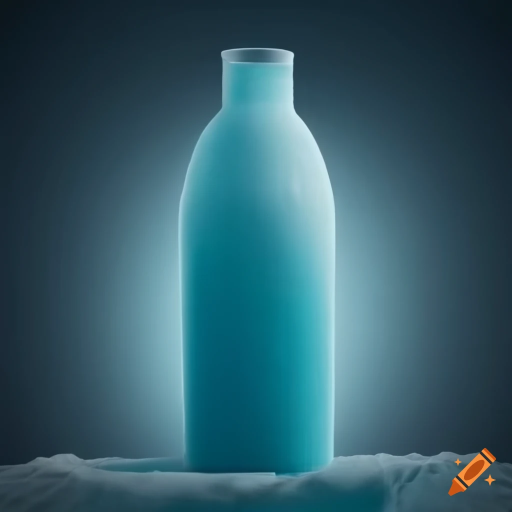 cartoon illustration of arctic climate on textile softener packaging
