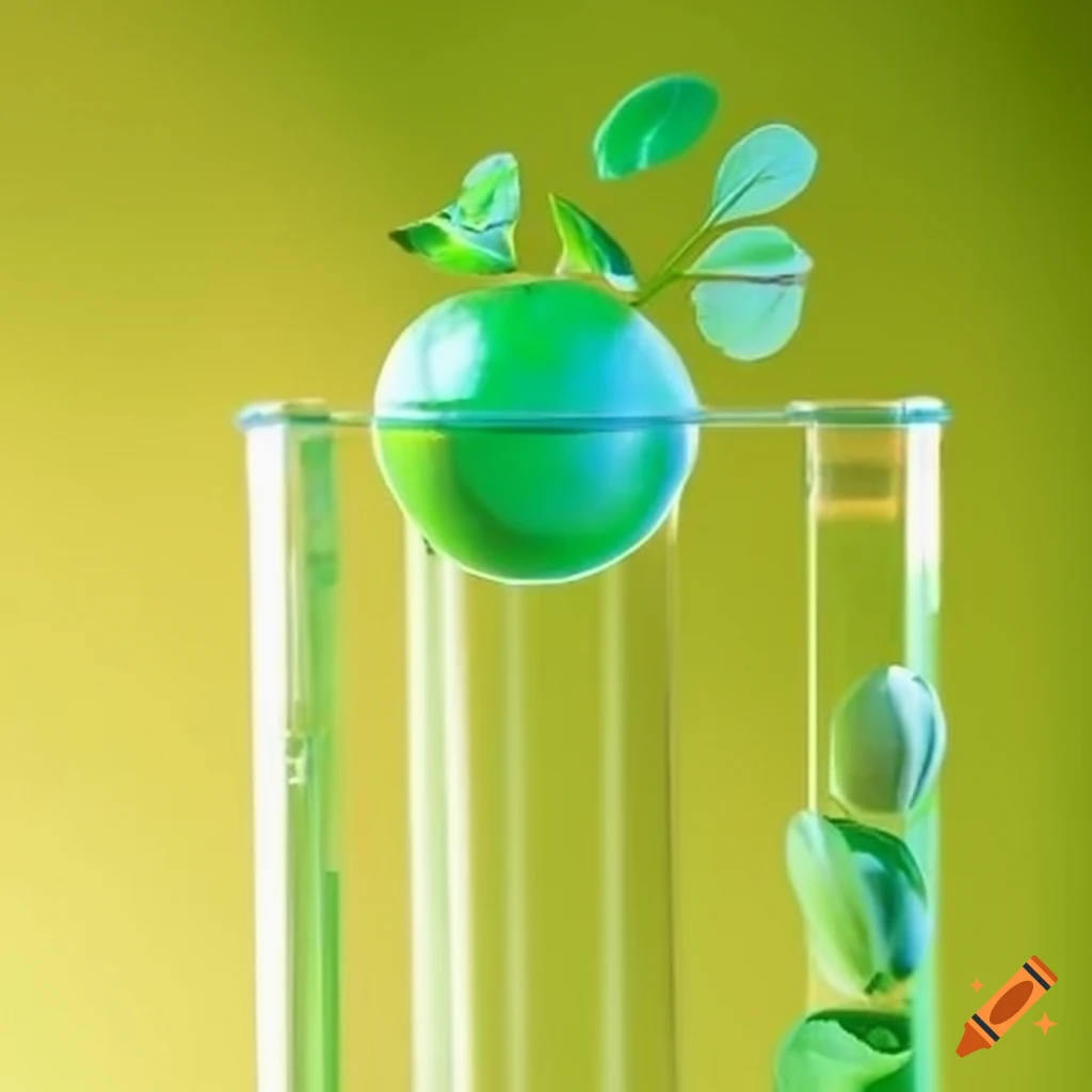 plants in a test tube