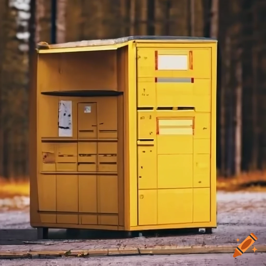 Outdoor Parcel Locker In Finland On Craiyon