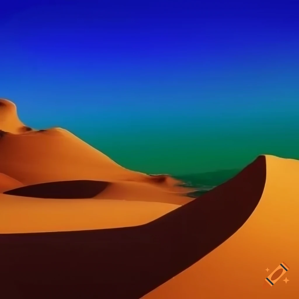 oasis in the middle of the desert