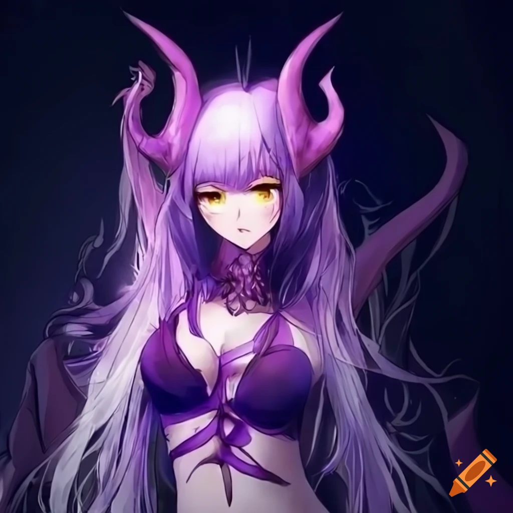 Purple Fantasy Clothing Anime Girl With Horns On Craiyon purple-fantasy-clothing-anime-girl-with-horns-on-craiyon
