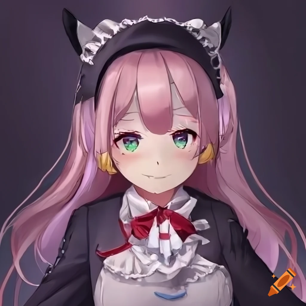 image of a vtuber dressed as a stewardess and playing video games