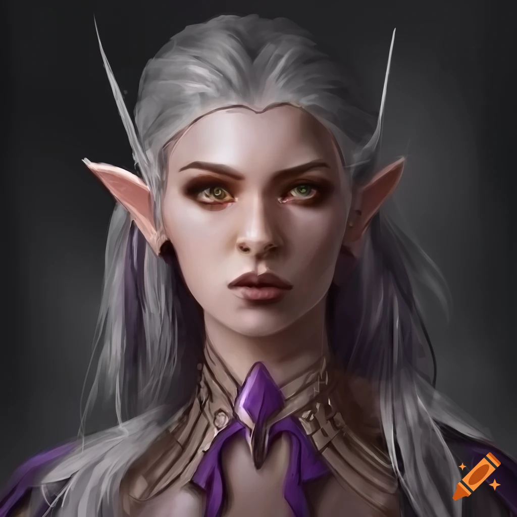 The female elf, known as elenion, stands at a graceful and slender 6 ...
