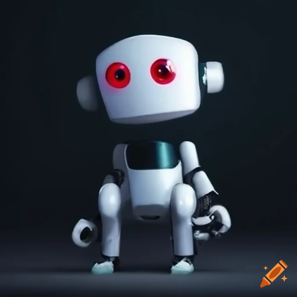 image of a small lonely robot