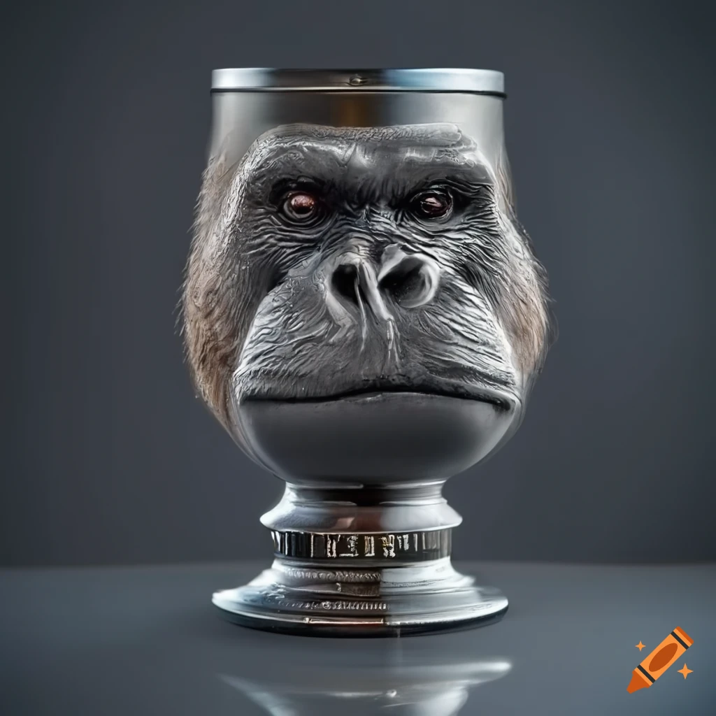 gorilla-shaped goblet