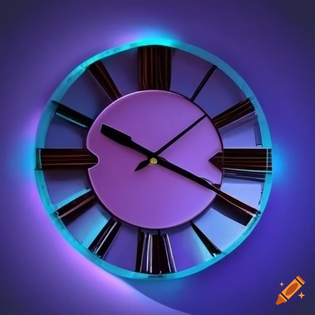 Modern Clock With Memphis Design On Craiyon