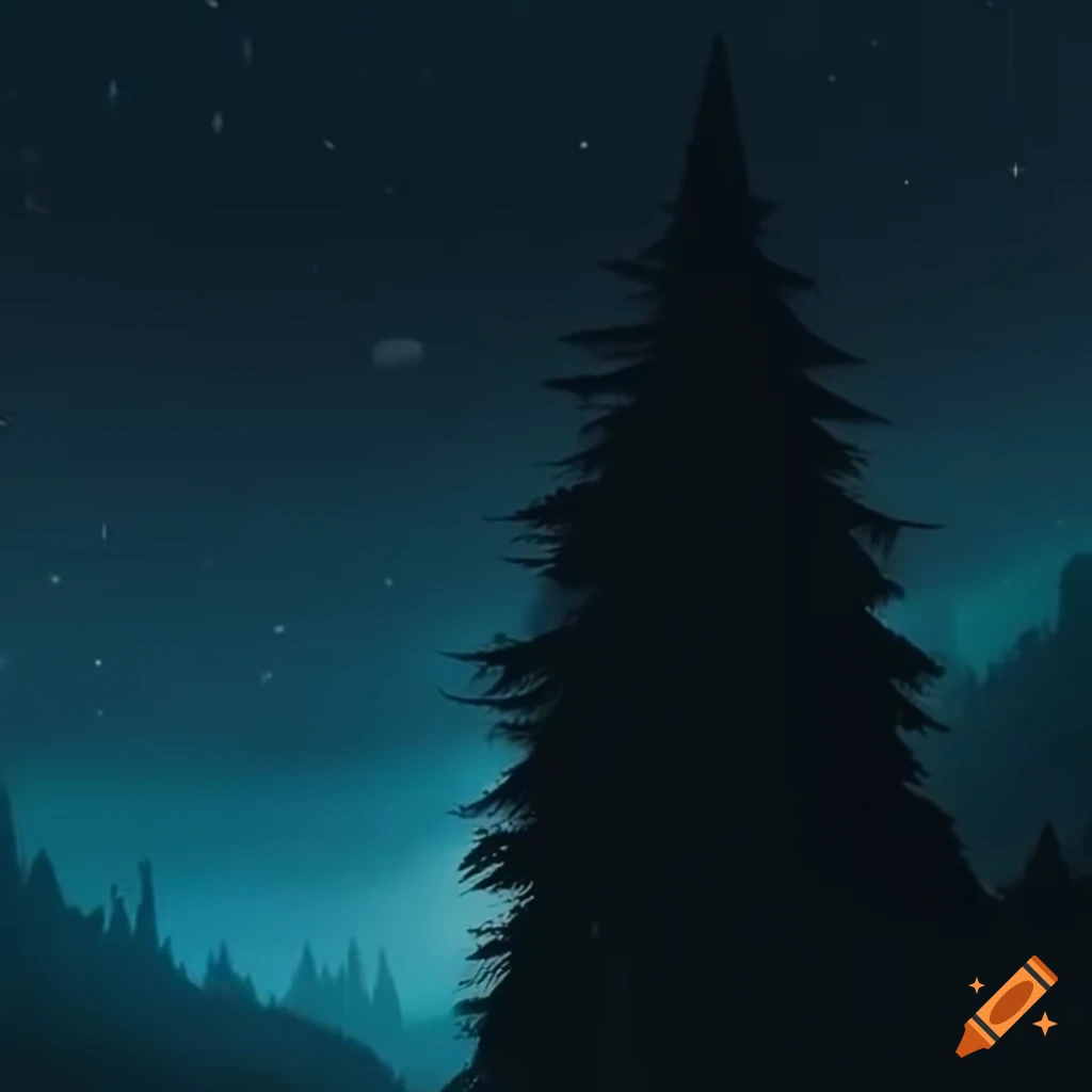 dusk landscape