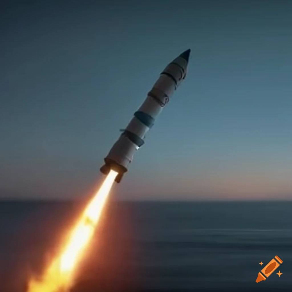 child's drawing of a Northrop Grumman rocket