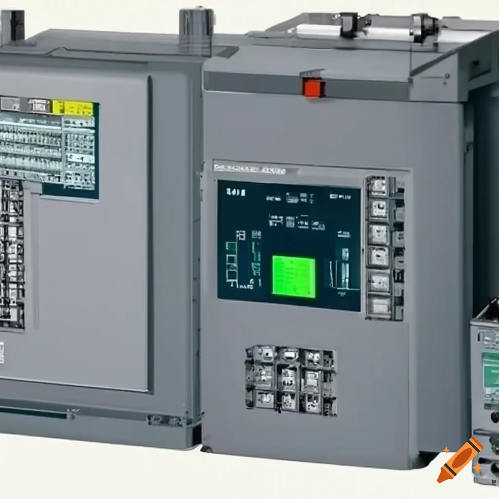 GE PLC control system for industrial automation on Craiyon