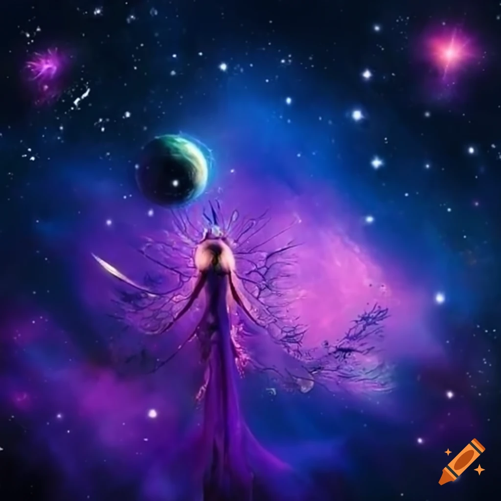 fantasy-image-of-colorful-trees-and-fairies-in-space-on-craiyon