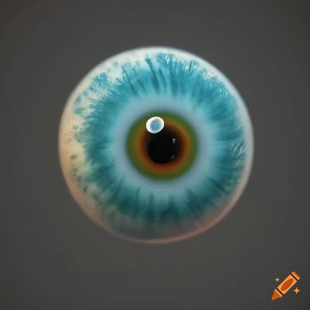 close-up of eyeballs