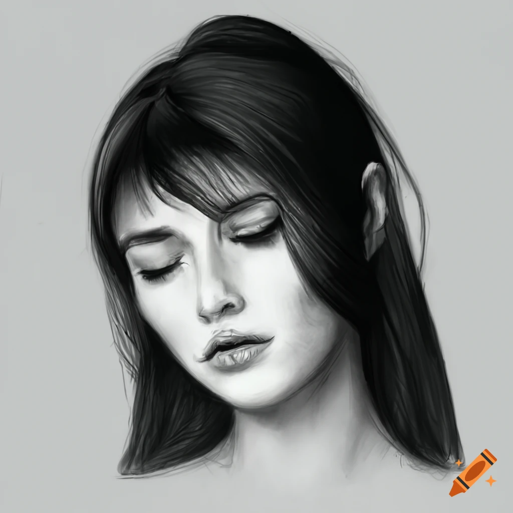 A Beautiful Girl drawn with just a Single pencil, This is how the process  looked... - YouTube