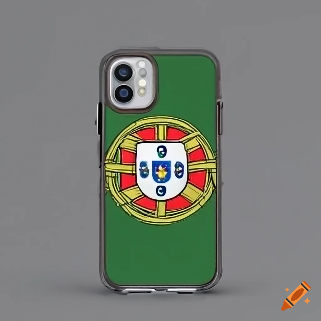 phone case with Portugal logo