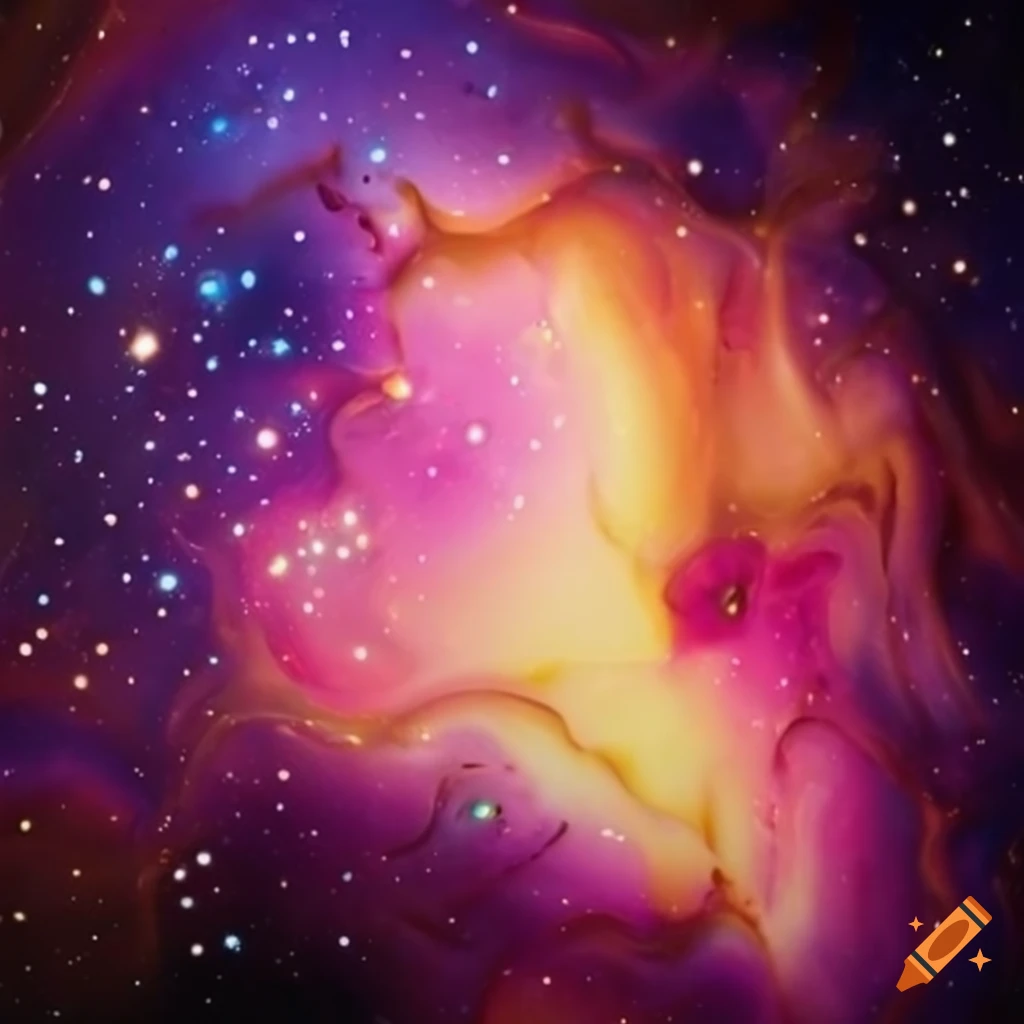 Vibrant Nebulae Made Of Melted Soap On Craiyon