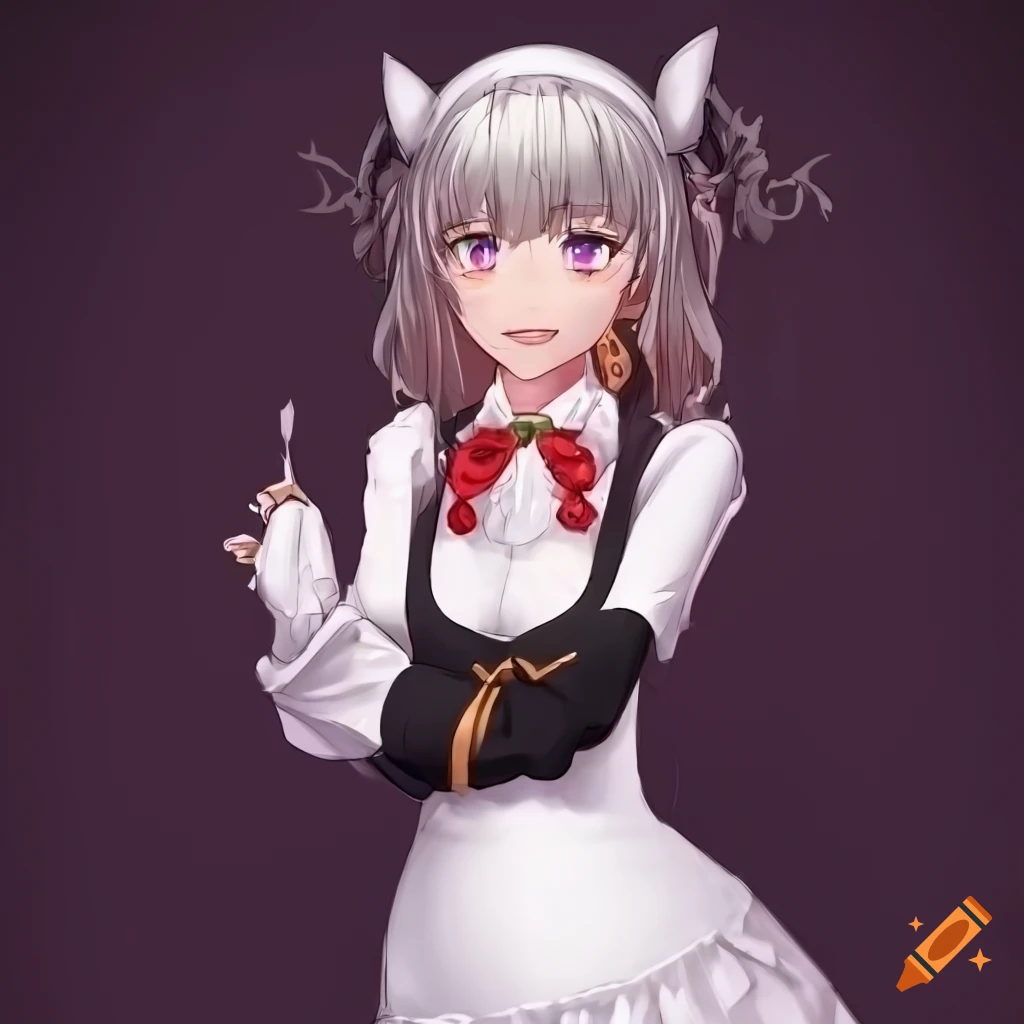 image of a vtuber dressed as a stewardess and playing video games