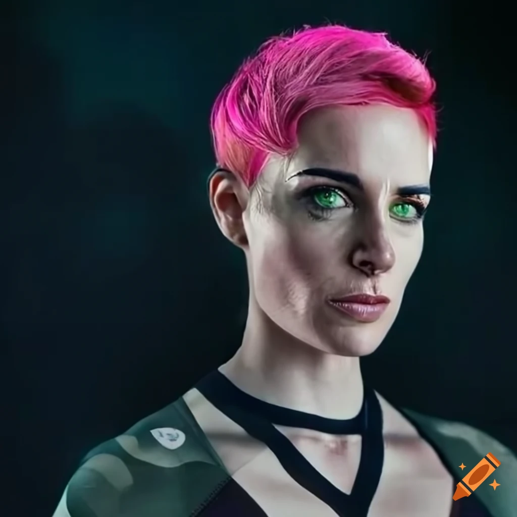 Cosplay Of An Android Woman With Pink Hair cosplay-of-an-android-woman-with-pink-hair