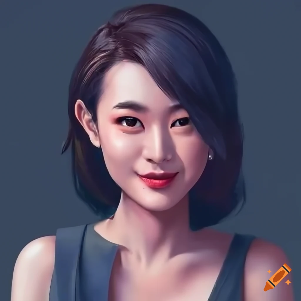 Asian Woman Re imagined In Ultra Futuristic Style With Hyper Realistic asian-woman-re-imagined-in-ultra-futuristic-style-with-hyper-realistic