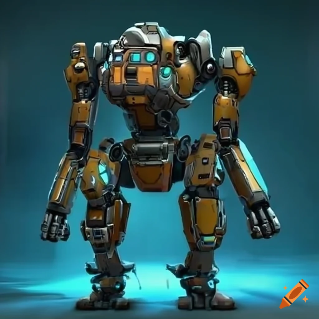 funky mech with long arms