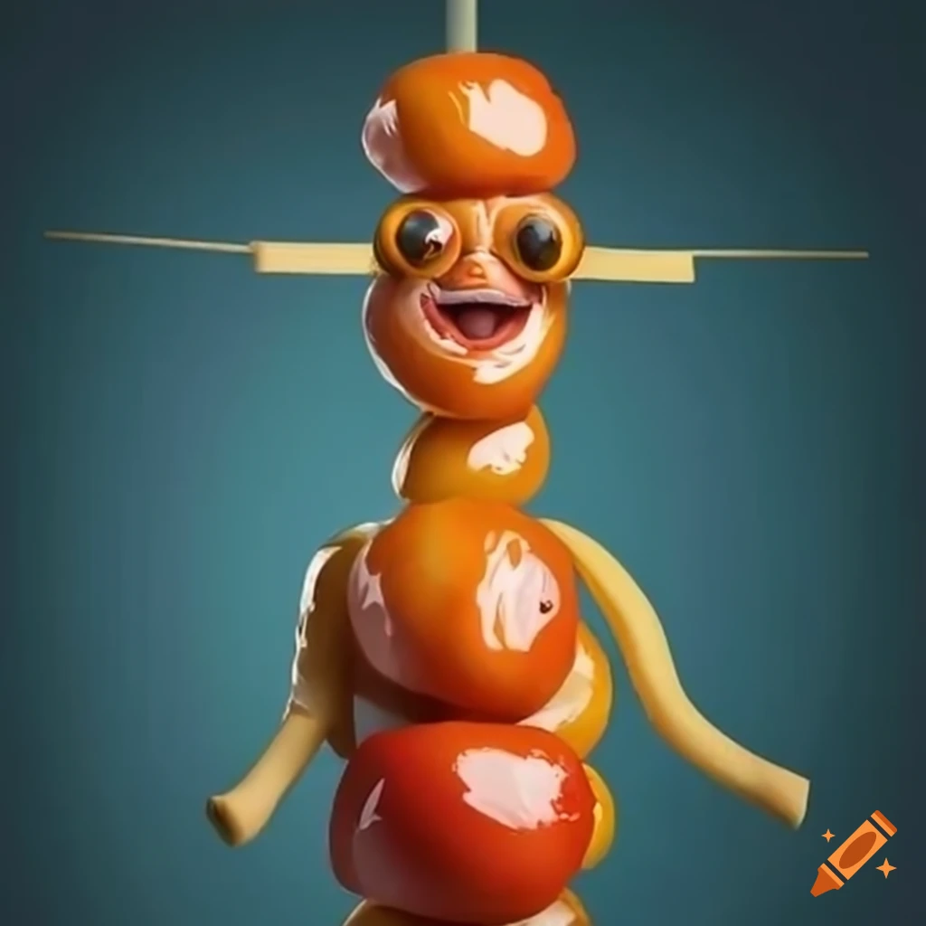 creative-sculpture-of-a-human-made-of-chicken-skewers