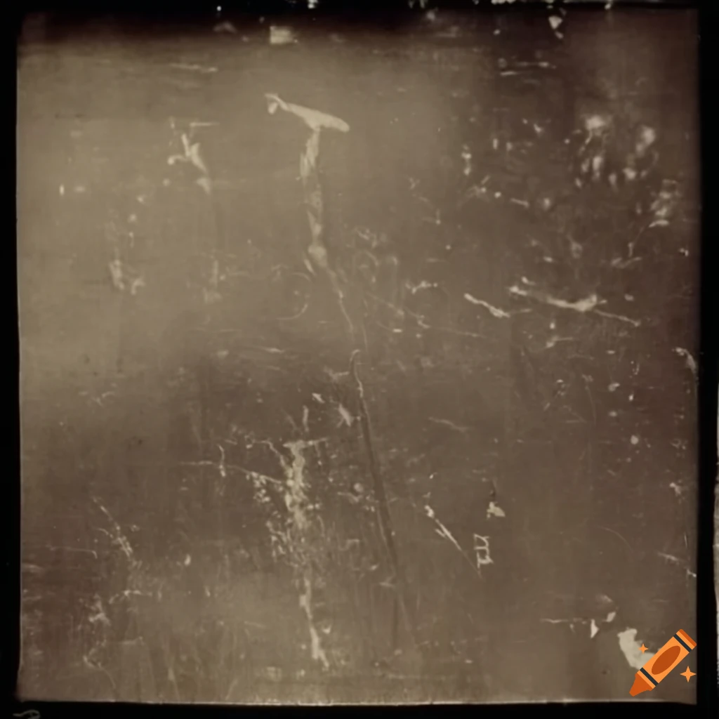 Vintage scratched film photo