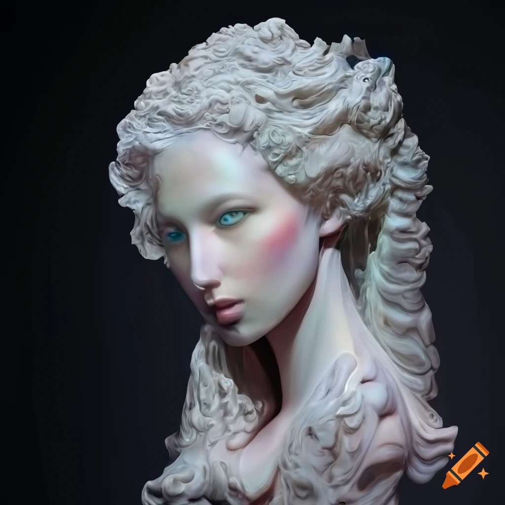 High definition mega battlefield bust with intricate layering and stunning  lighting on Craiyon
