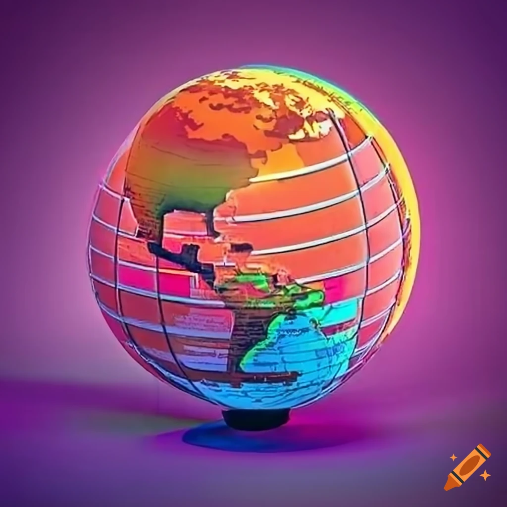 Retro Mtv Logo With A Globe At The Center On Craiyon